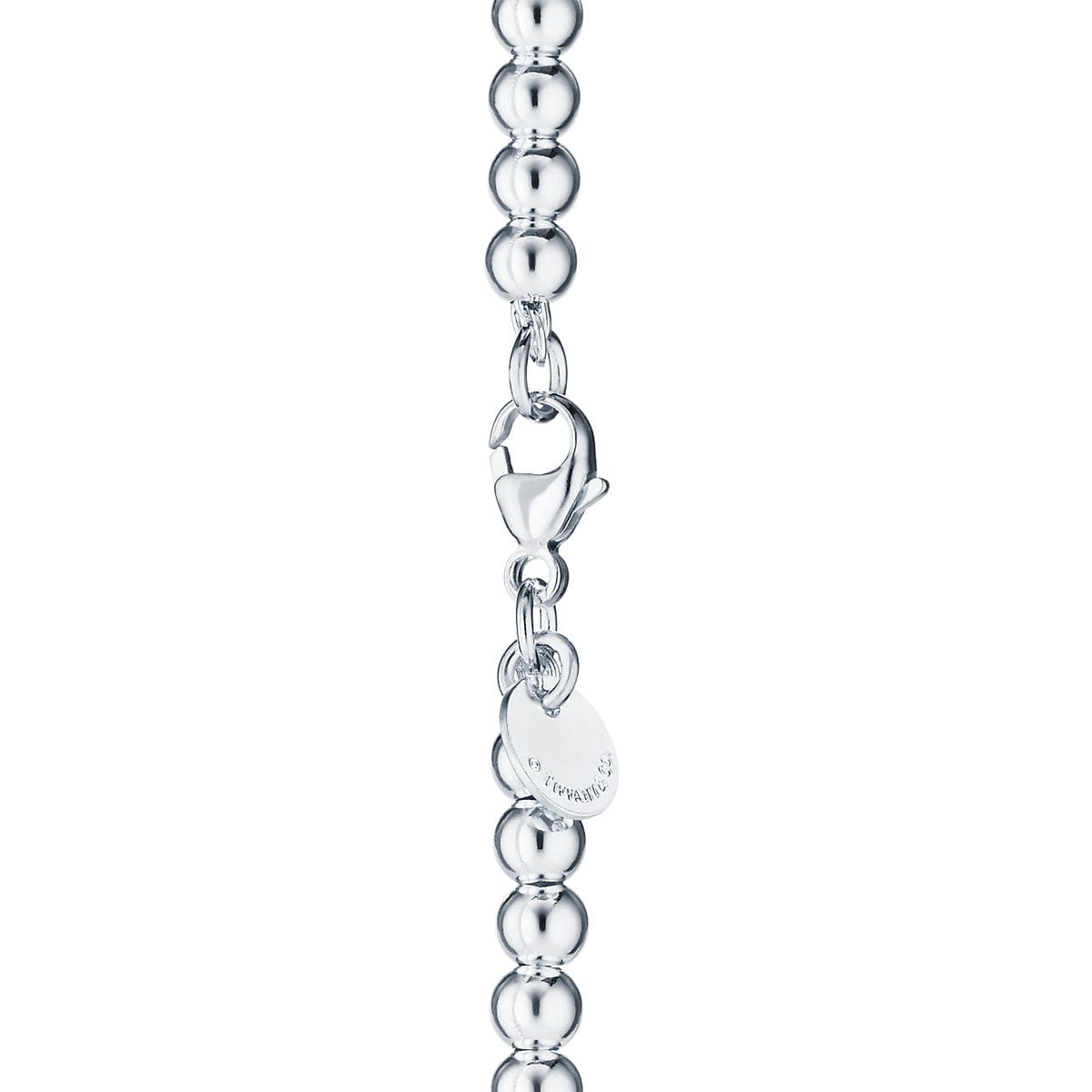 Return To Tiffany Pink Heart Tag Bead Bracelet