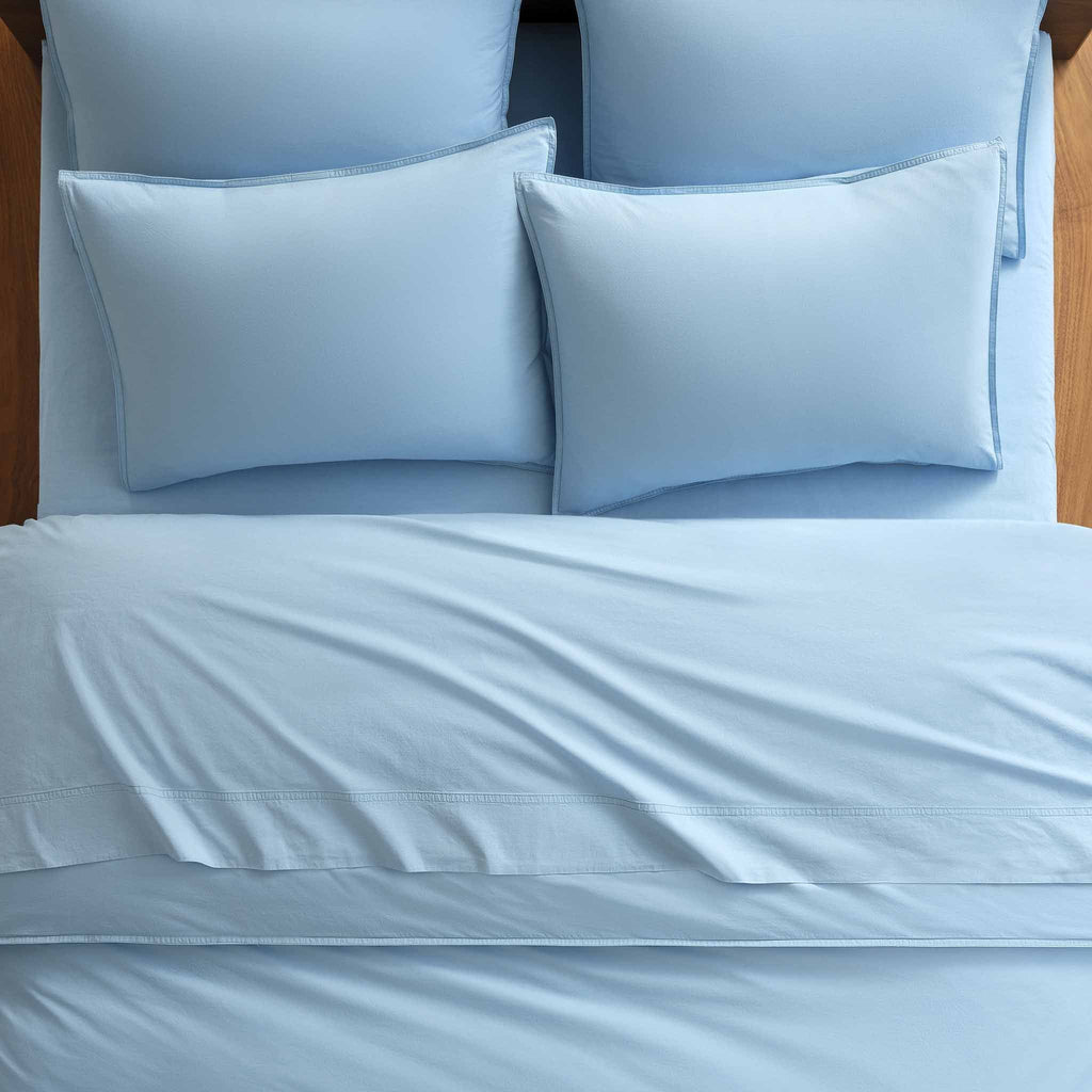 Washed Classic Percale Duvet Cover