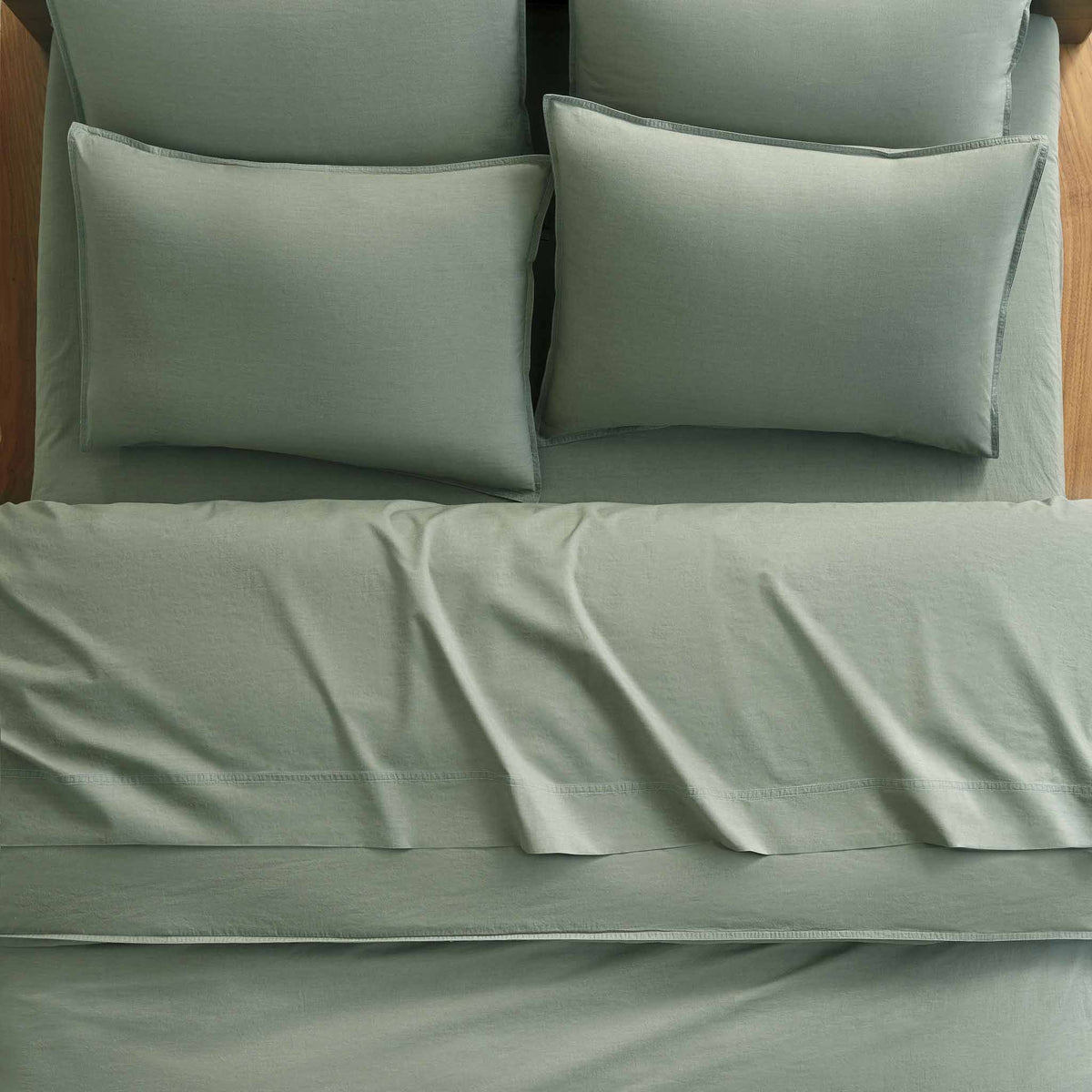 Washed Classic Percale Duvet Cover