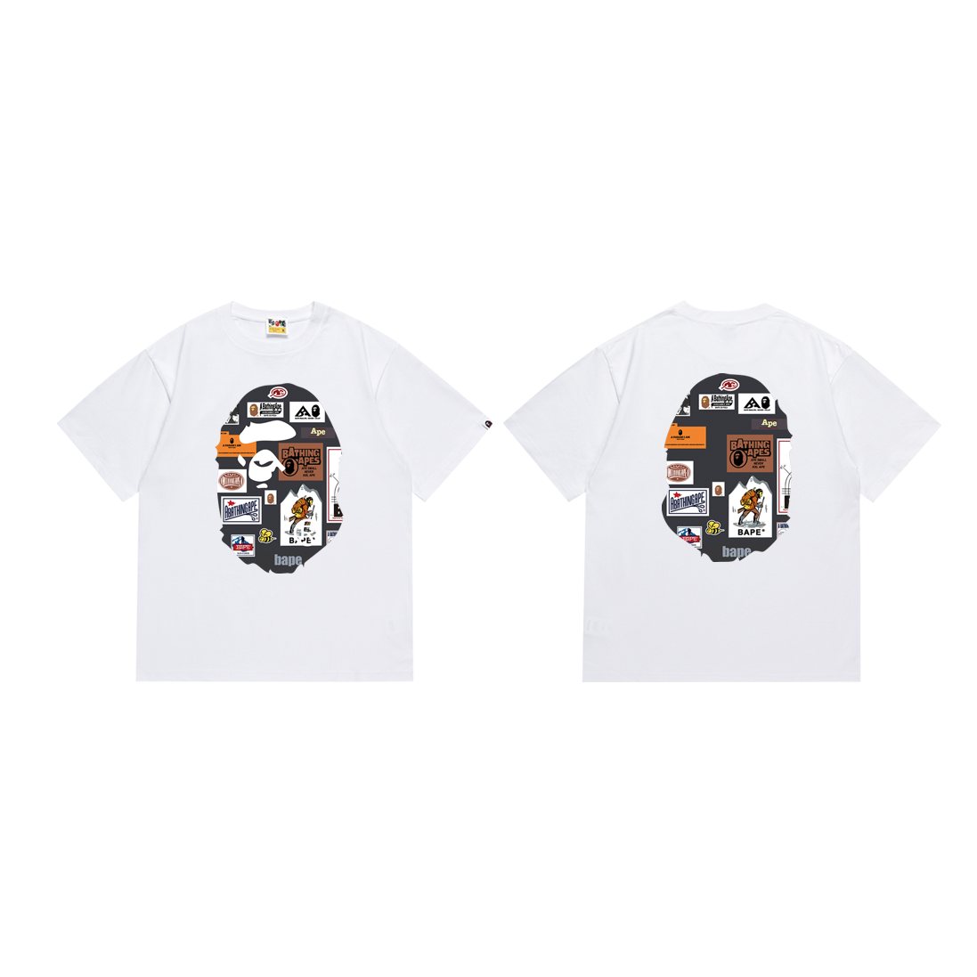 BAPE Ape Head Short-Sleeve Graphic T-Shirt