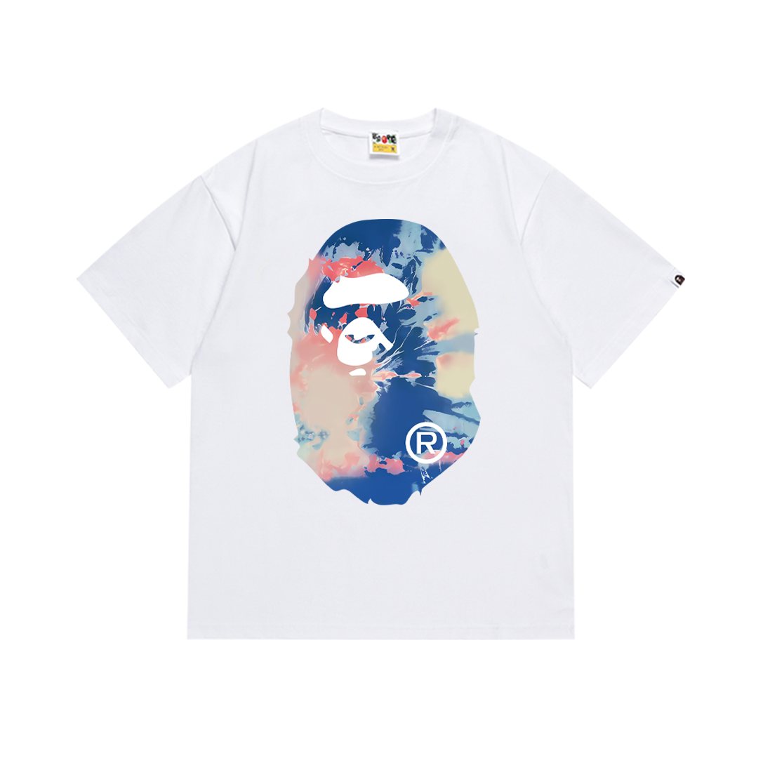 BAPE Ape Head Tie-Dye Graphic T-Shirt