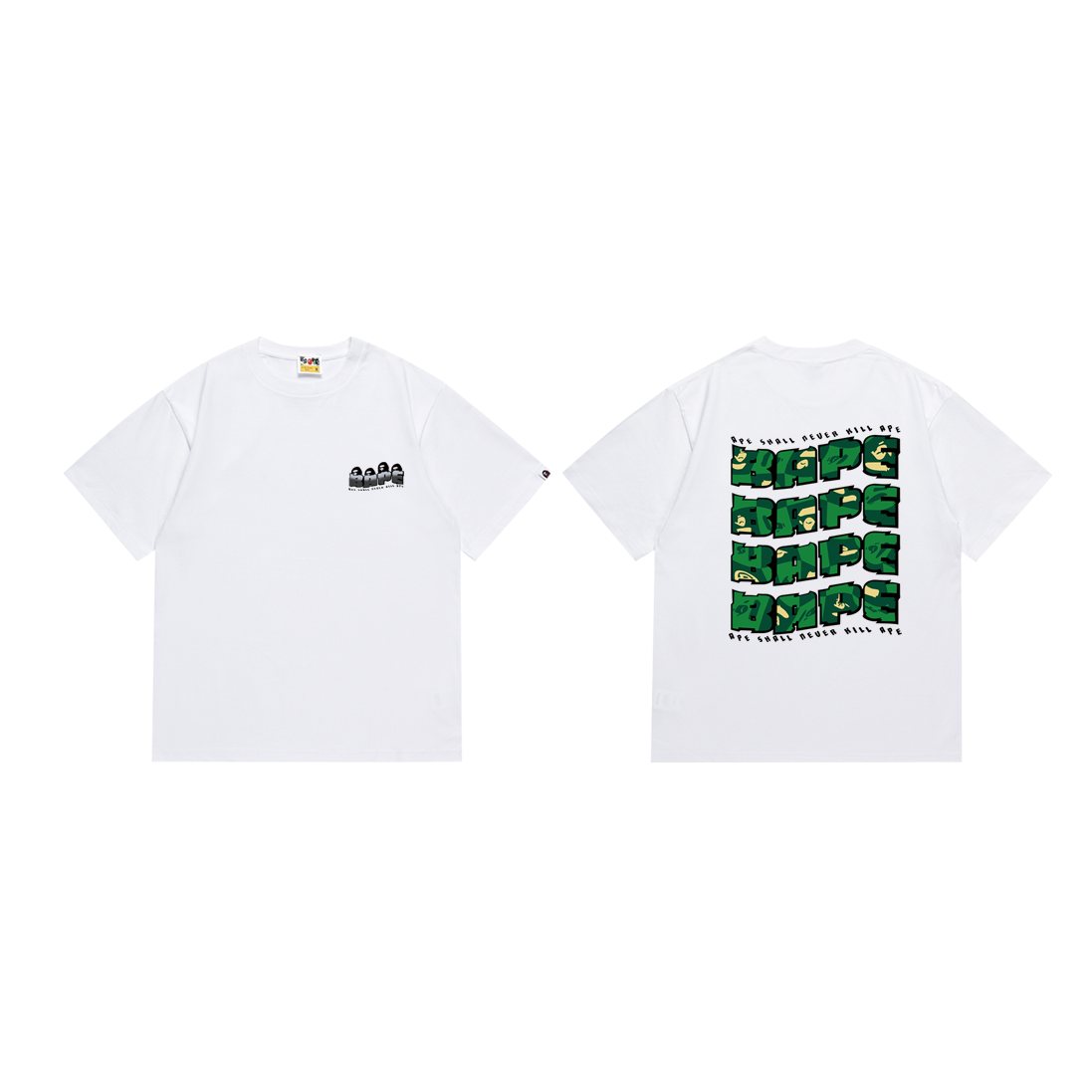 BAPE Ape Head Letter Graphic Short-Sleeve T-Shirt