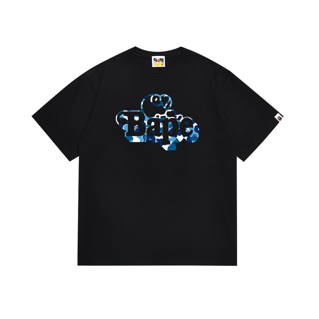 BAPE Blue Camo Graphic T-Shirt