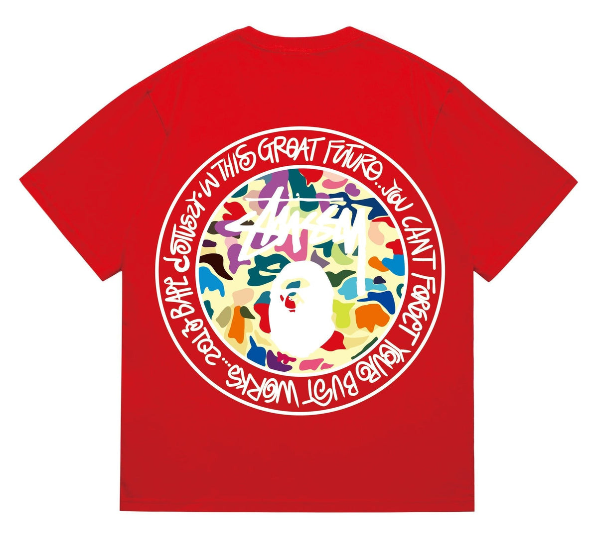 BAPE Circular Wordmark Graphic T-Shirt
