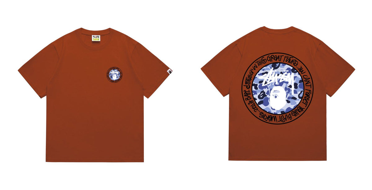 BAPE Circular Camo Back Graphic T-Shirt