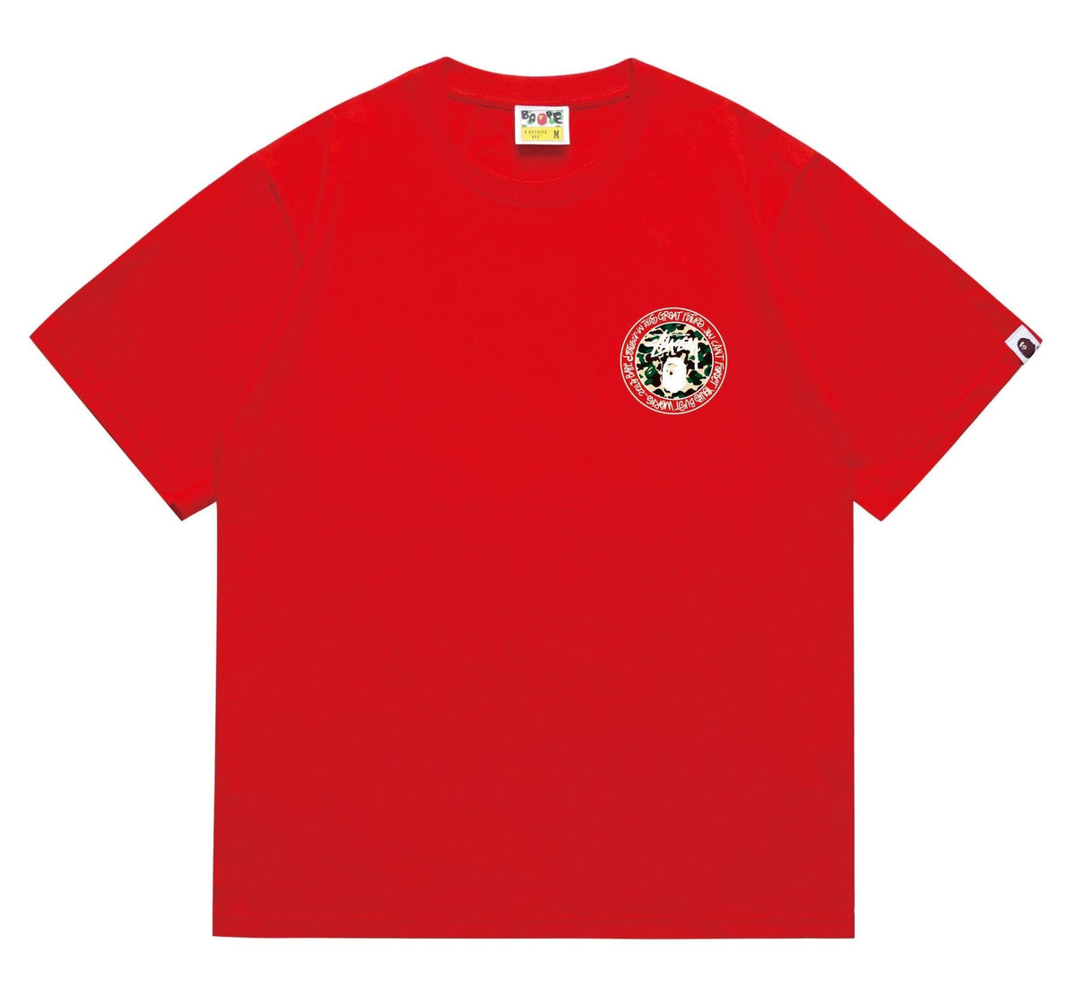 BAPE Circular Camo Ape Graphic T-Shirt