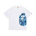 BAPE Blue Camo Ape-Head Graphic T-Shirt
