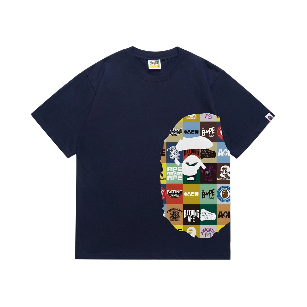 BAPE Ape-Head Collage Short-Sleeve T-Shirt