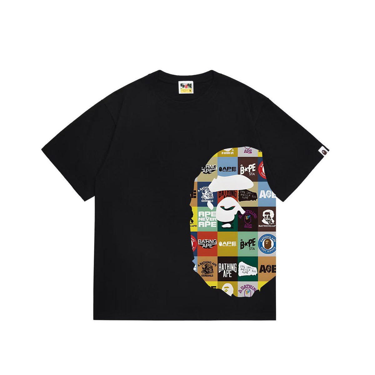 BAPE Ape-Head Collage Short-Sleeve T-Shirt