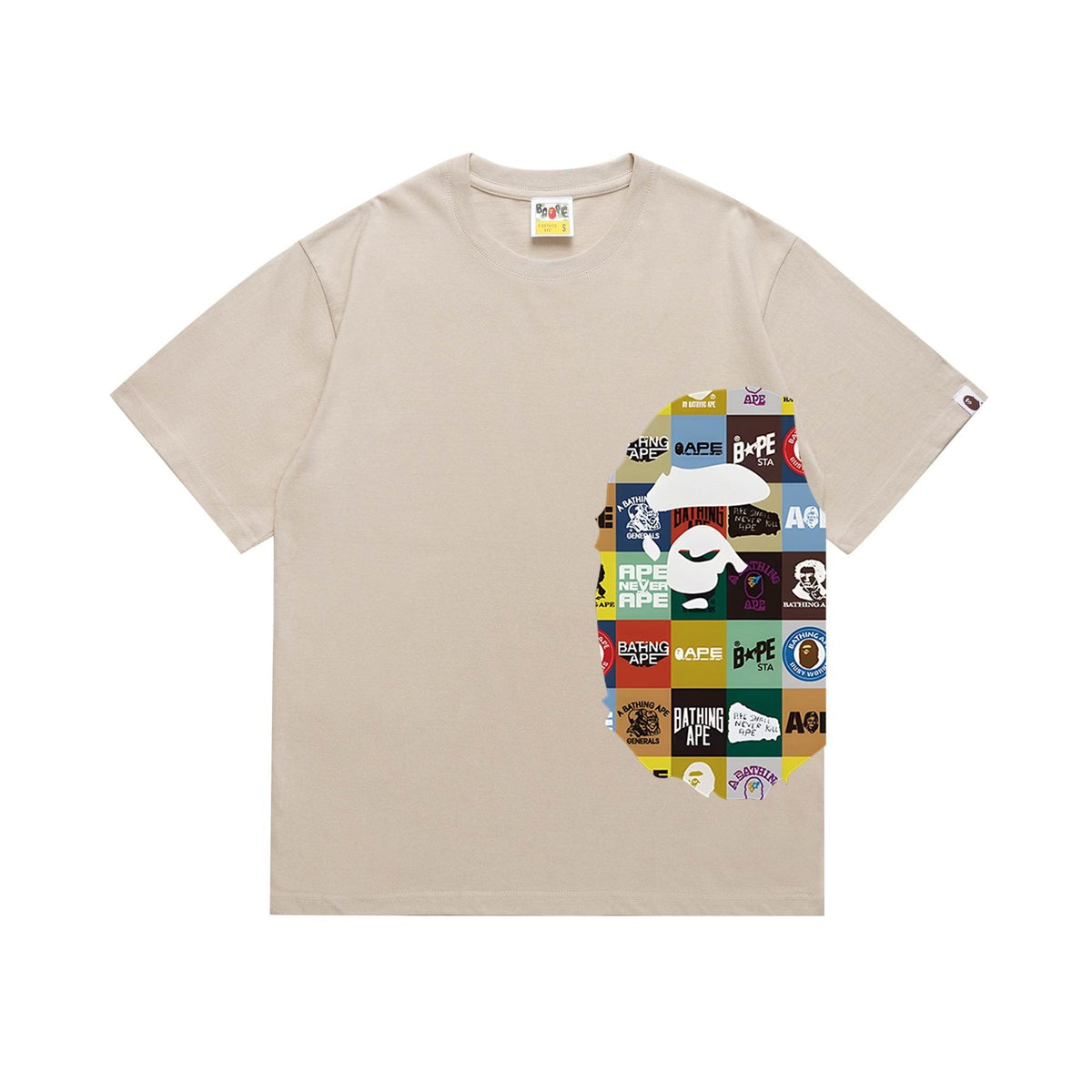 BAPE Ape-Head Collage Short-Sleeve T-Shirt