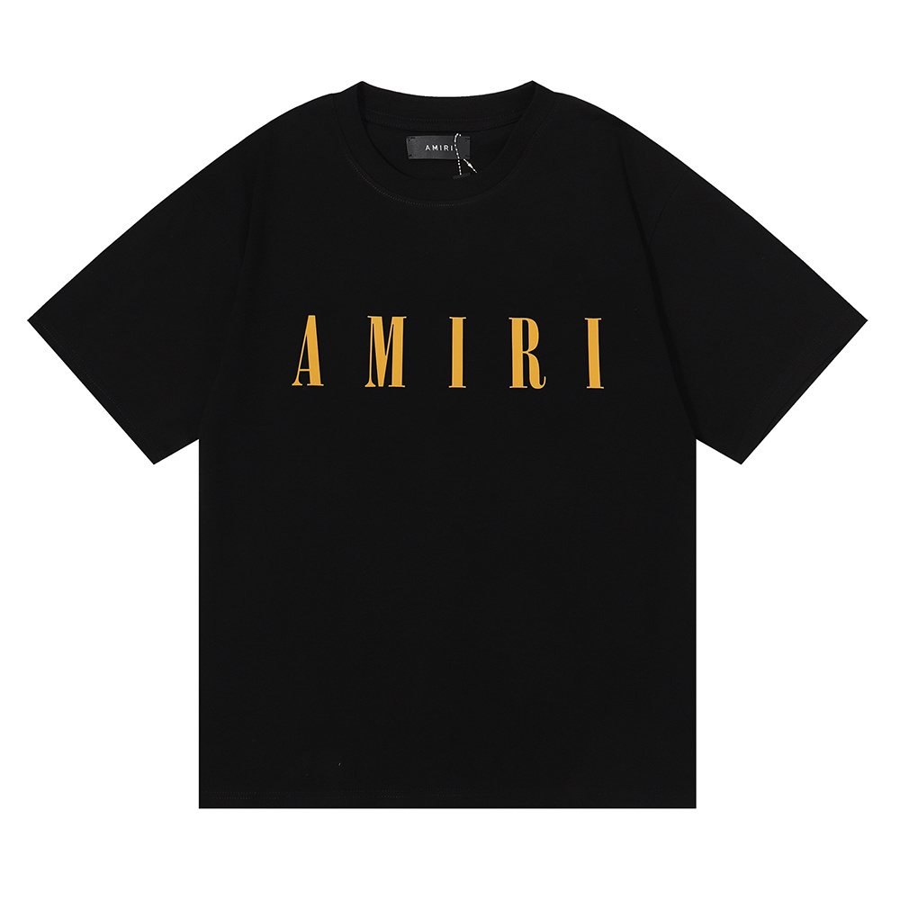 AMIRI Gold Wordmark T-Shirt