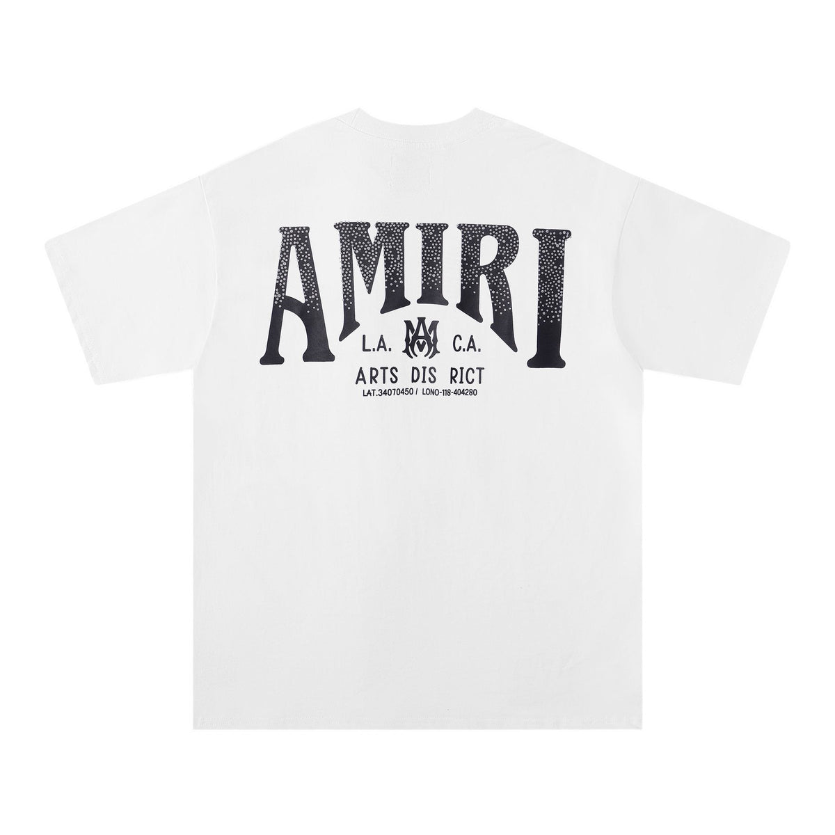 AMIRI Silver Letter Graphic Short-Sleeve T-Shirt