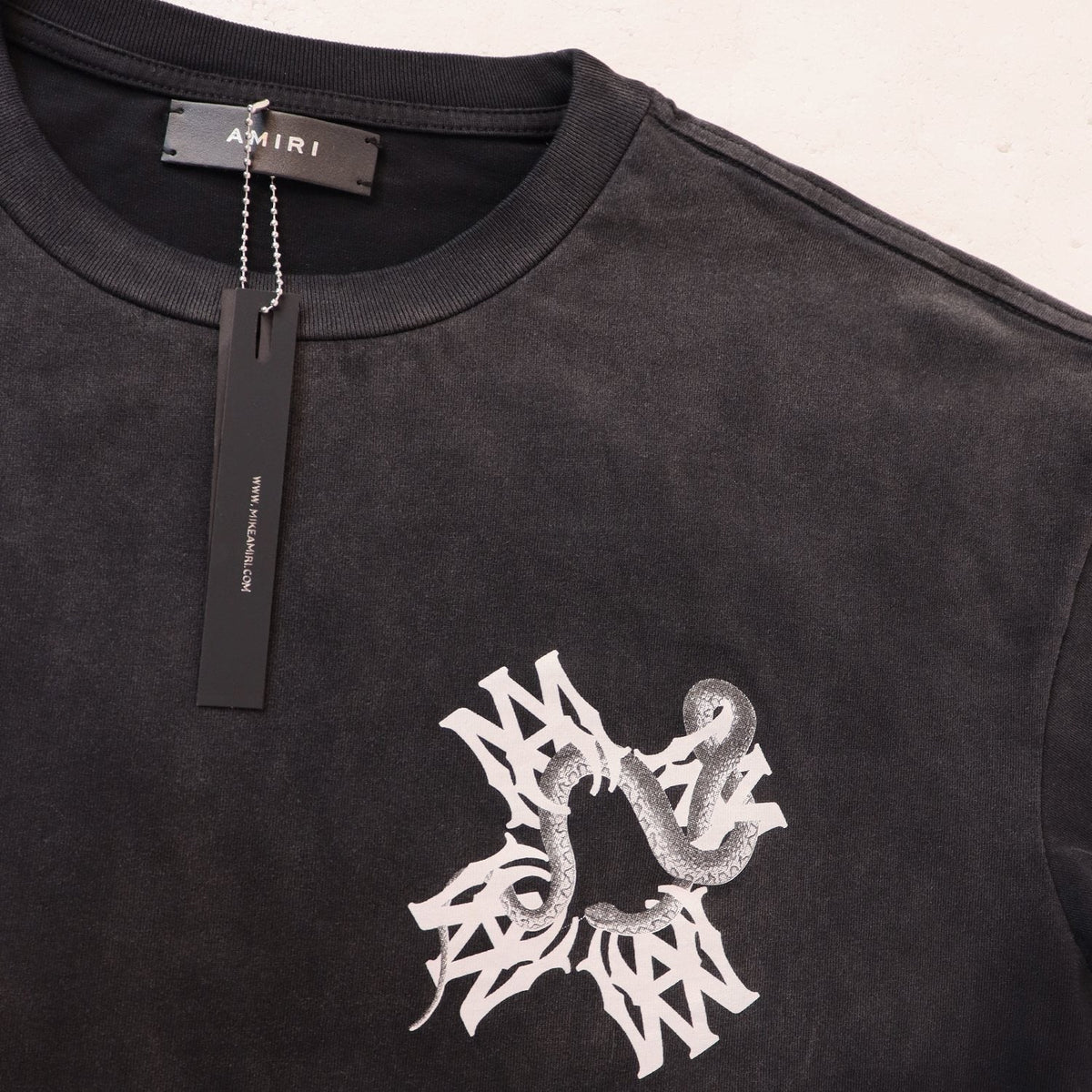 AMIRI Snake Graphic Washed T-Shirt