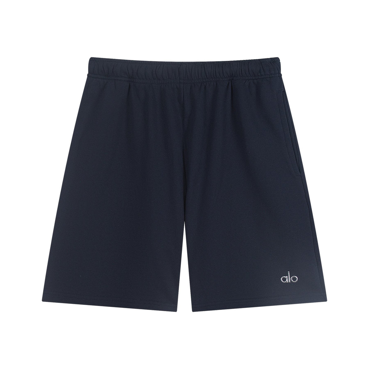 alo Elastic Waist Logo Detail Shorts