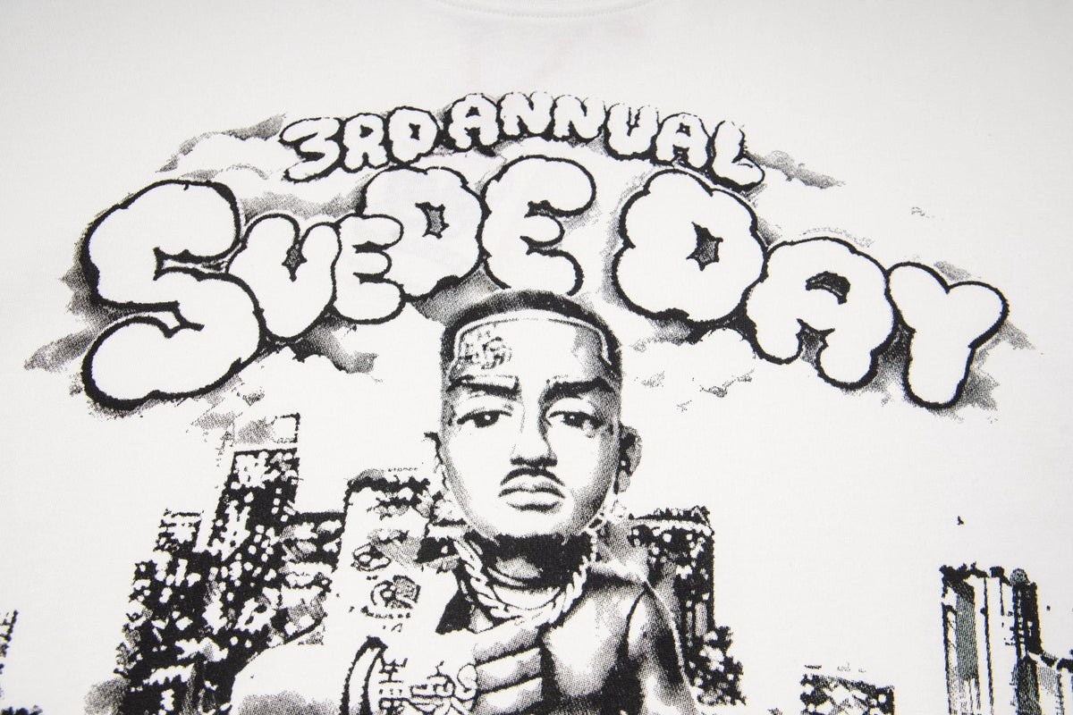 ASAALL White Black Front Graphic T-Shirt
