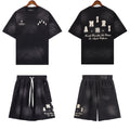 AMIRI Washed Graphic T-Shirt & Shorts Set