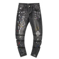 AMIRI Paint-Splatter Distressed Jeans