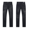 AMIRI Black Washed Graphic Jeans