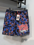 ASAALL All-Over Graphic Elastic Waist Shorts