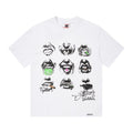 ASAALL Eye & Mouth Graphic Short-Sleeve T-Shirt