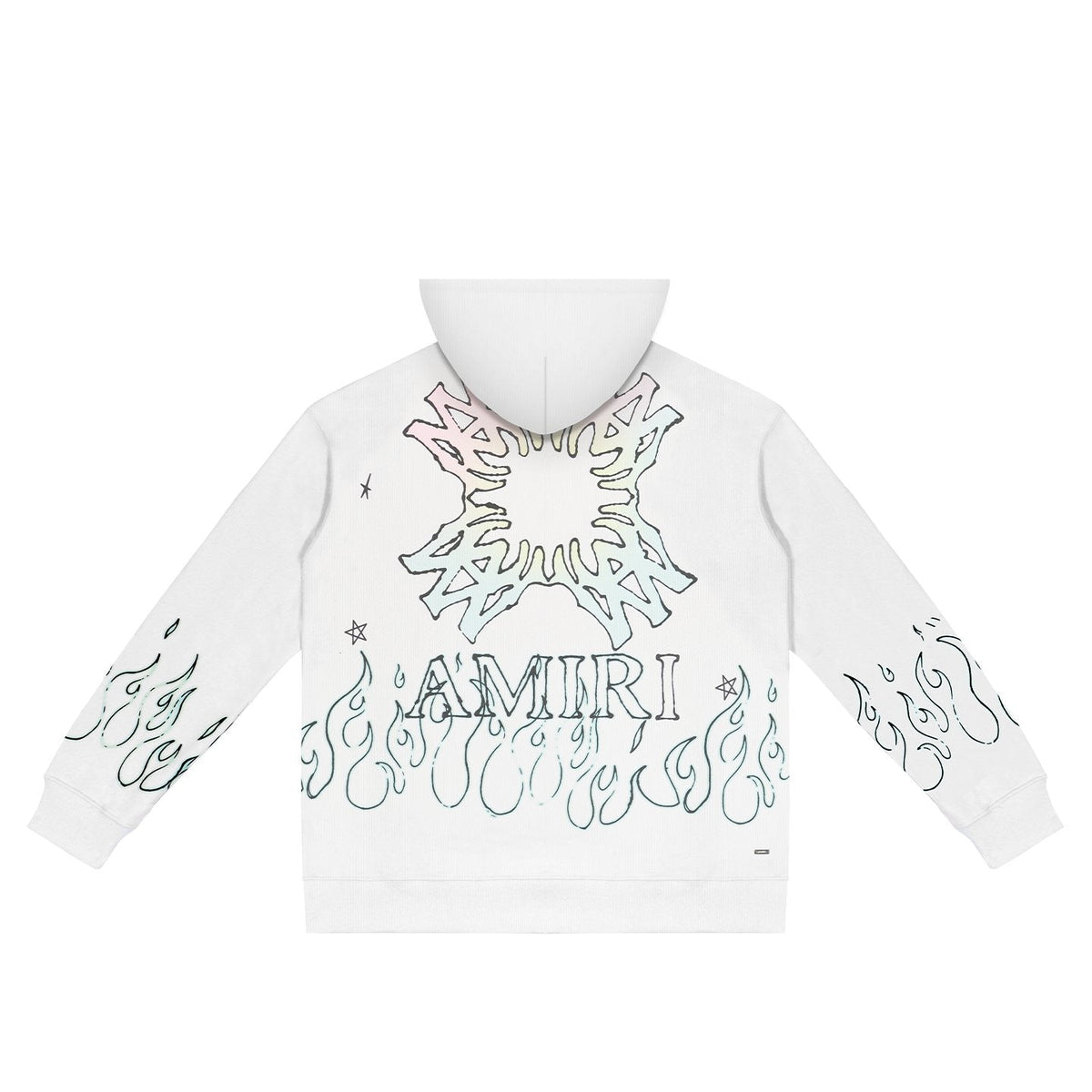 AMIRI Flame Cross Graphic Hoodie