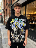 ASAALL Los Angeles Skull Graphic T-Shirt