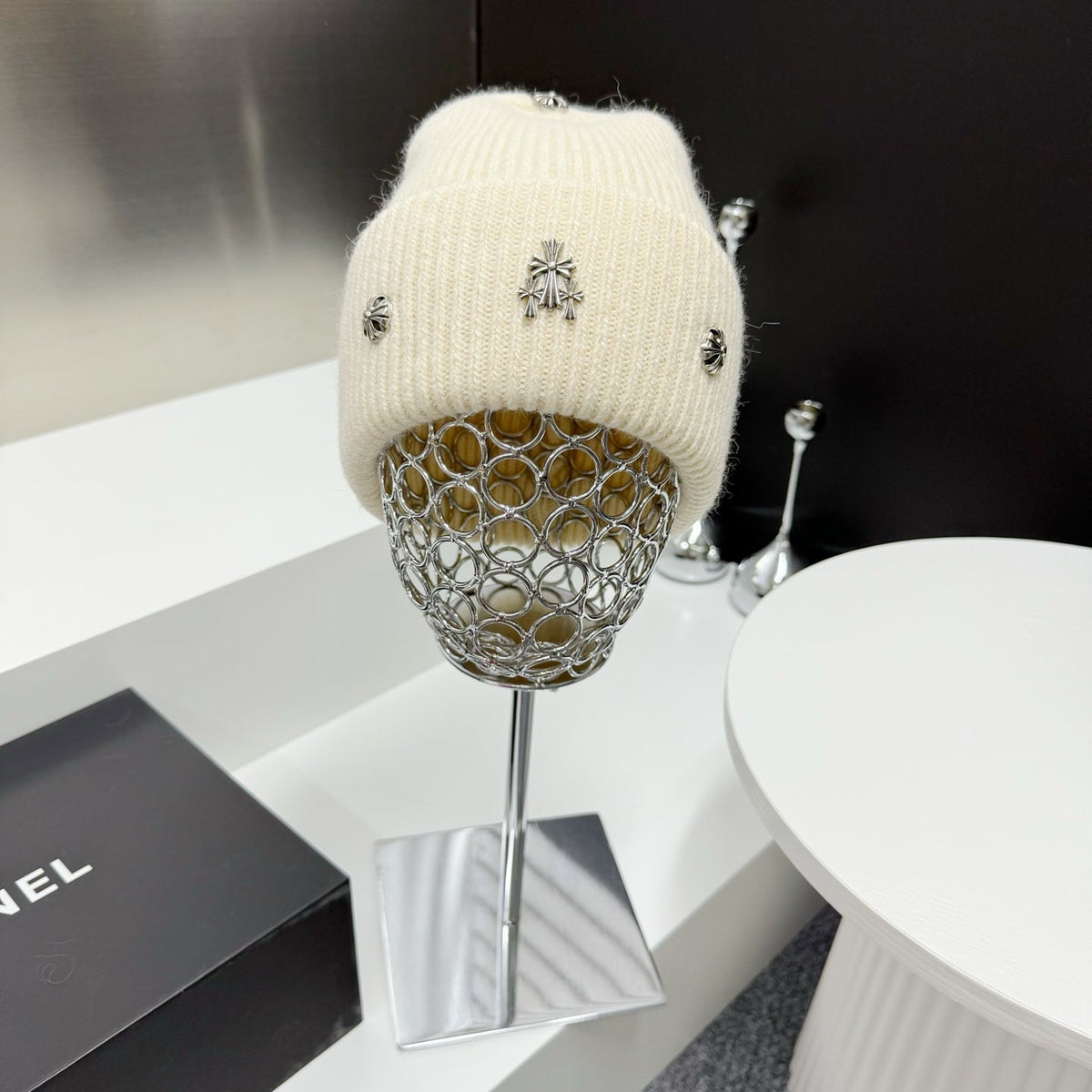 Chrome Hearts Rabbit Fur Premium Beanie
