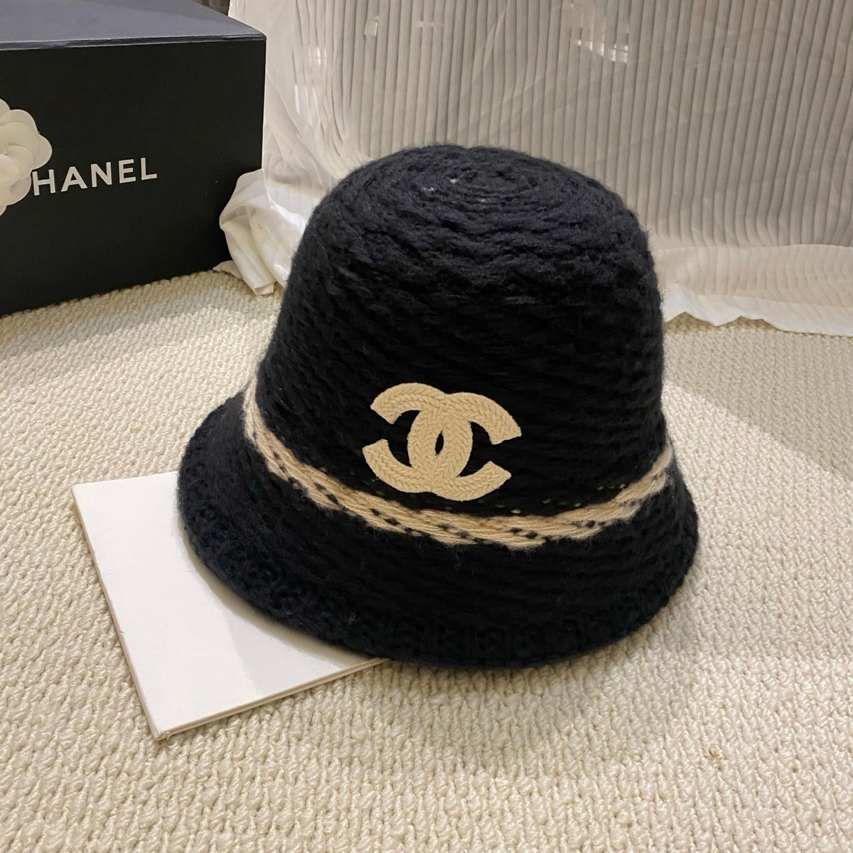Chanel Autumn/Winter Knitted Bucket Hat