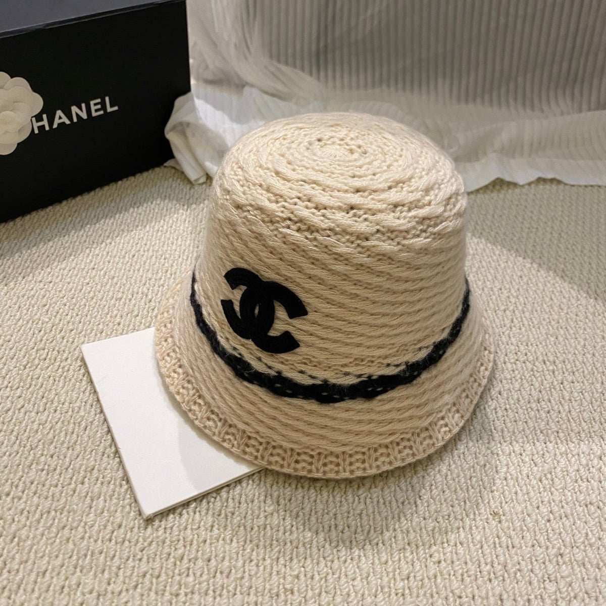 Chanel Autumn/Winter Knitted Bucket Hat